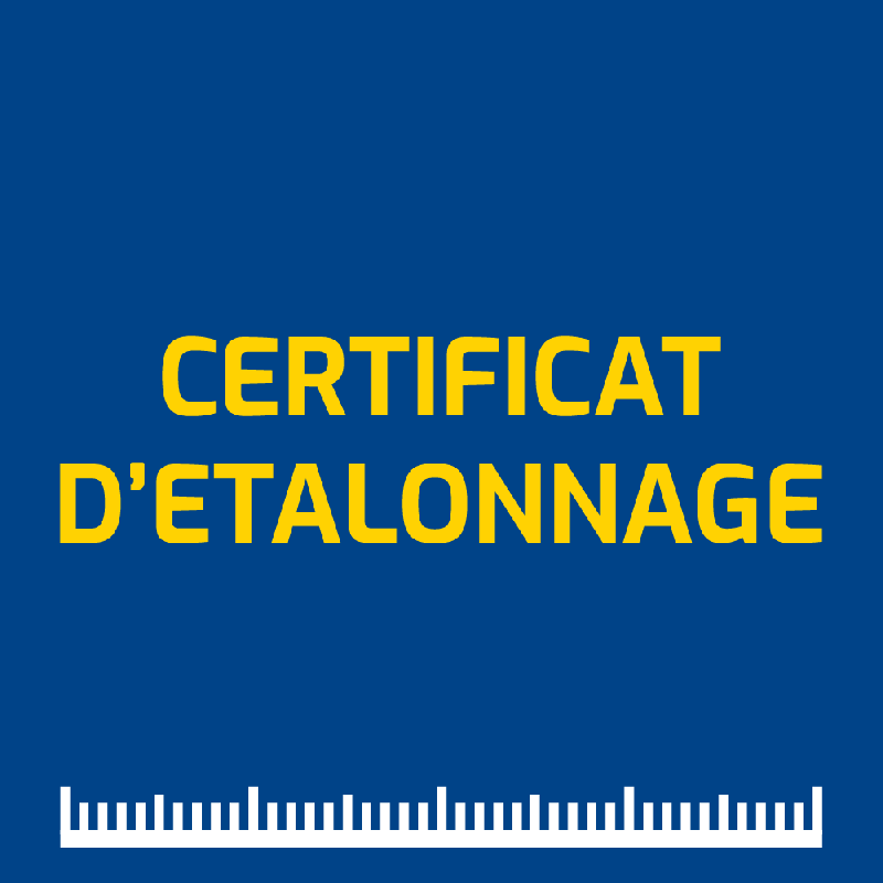 Certificat d'étalonnage - Métrologie, Indicateur à levier_0