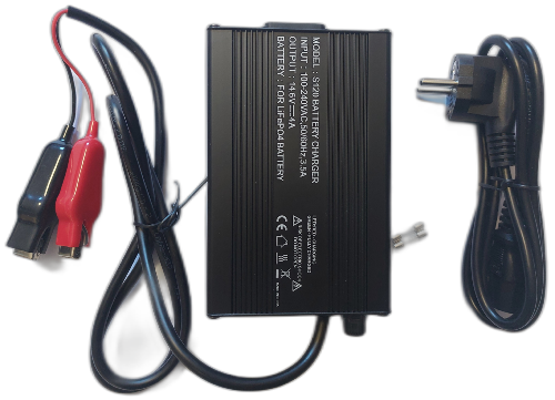 Chargeur de batterie LiFePO4 ATOM L12-4 12 V 4 A_0