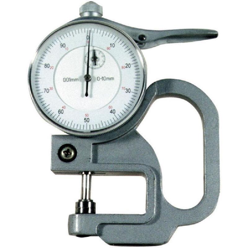 Contrôleur d'épaisseur 1er prix - lecture au 0,01 mm - plage 0-10 mm - touches cylindriques Ø10 mm - 120 mm_0
