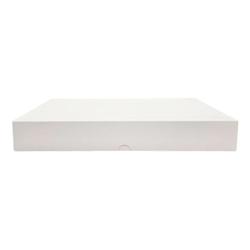 CROKUS Boites carton blanches vernies pour plateaux 42 x 28 cm (100 unités) - blanc en carton C123744_0