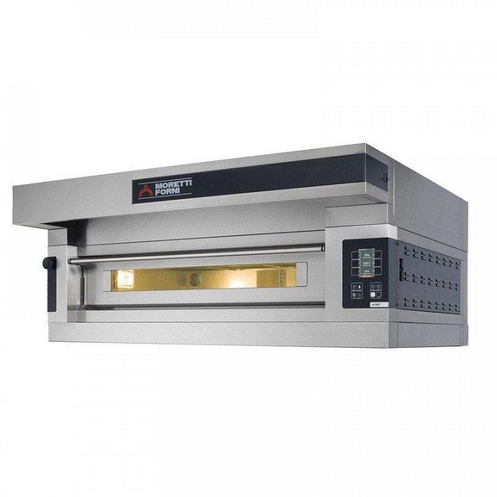 Four inox à sole électrique 1 chambre 16 pizzas (Ø)300 mm ou 10 pizzas (Ø)350 mm ou 6 pizzas (Ø)450 mm, 17 300 W, 400 V - TRI_0