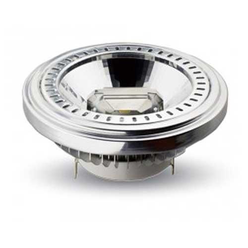 G53 LED AR111 COB 12V 15W = 75W 3000K /830 20° - V-TAC - Lumière chaude et économique_0