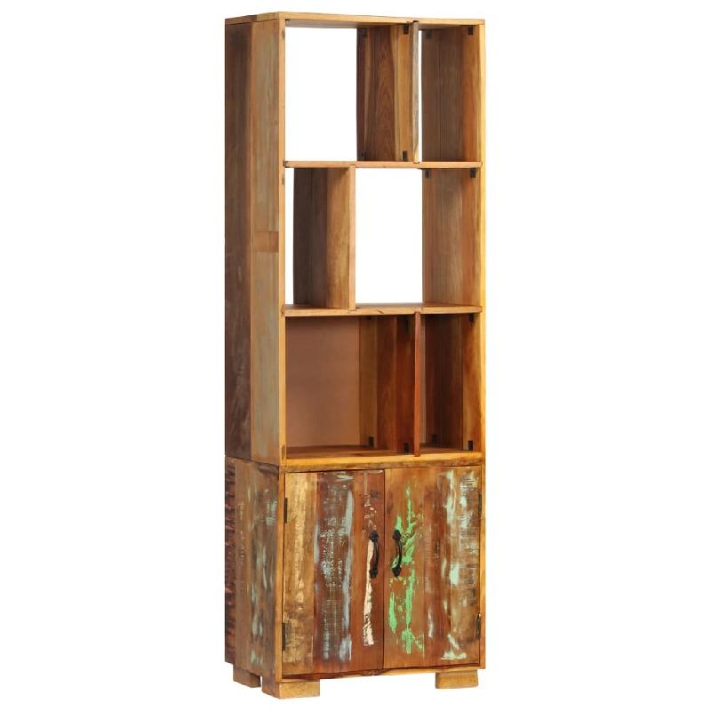 Helloshop26 - Étagère armoire meuble design bibliothèque 180 cm bois de récupération solide 2702066/2 - 3001567960704_0