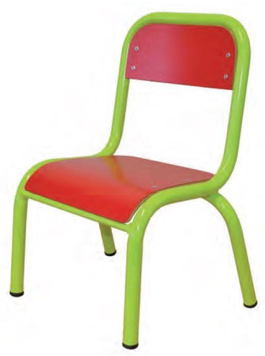 Petite chaise d'écolier stratifiée EMMA - 3 tailles disponibles - Empilable et résistante_0