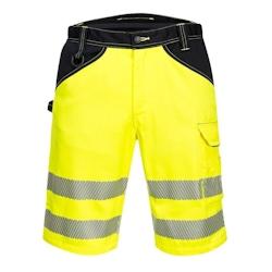 Portwest - Bermuda de travail haute visibilité premium PW3 Jaune Taille 42 - 42 5036108329946_0