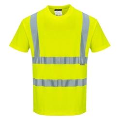 Portwest - Tee-shirt manches courtes en coton COMFORT HV Jaune Taille 4XL - XXXXL 5036108268184_0