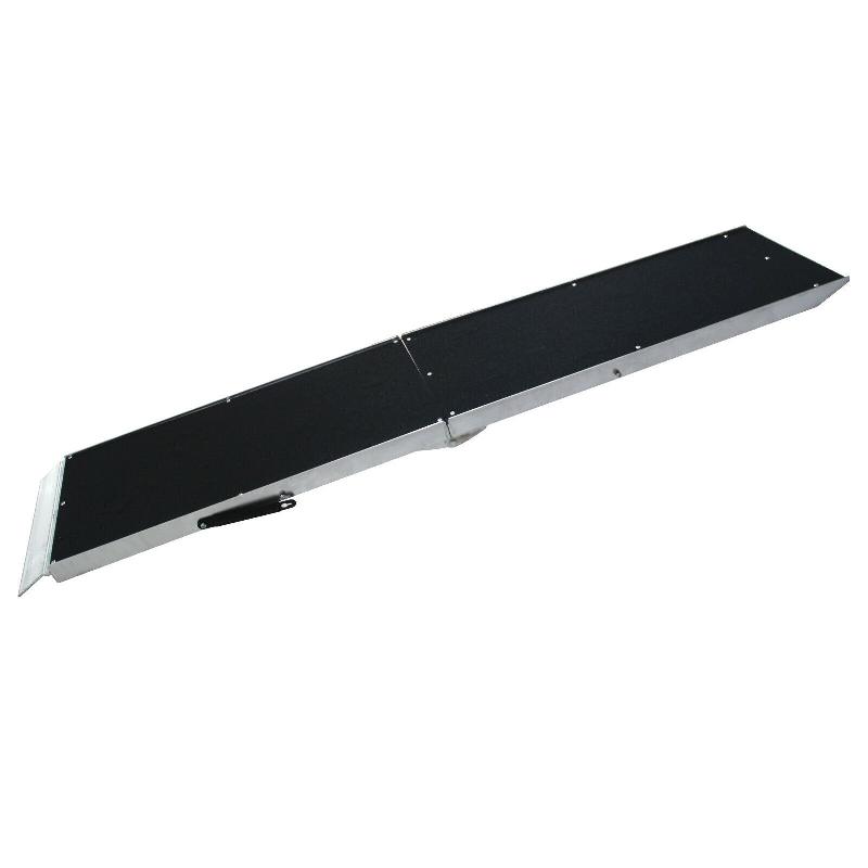 Rampe pour chiens en aluminium - 183 cm - Pliable - Charge 110 kg - Surface antidérapante_0
