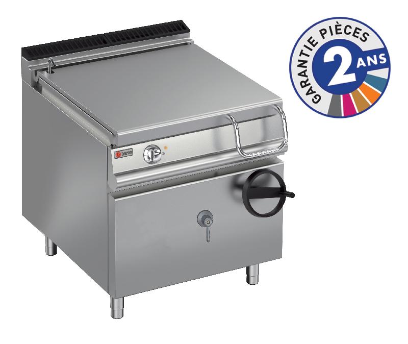 Sauteuse électrique professionnelle à cuve basculante - 80 litres - Gamme 900 - Baron 90BRE81_0