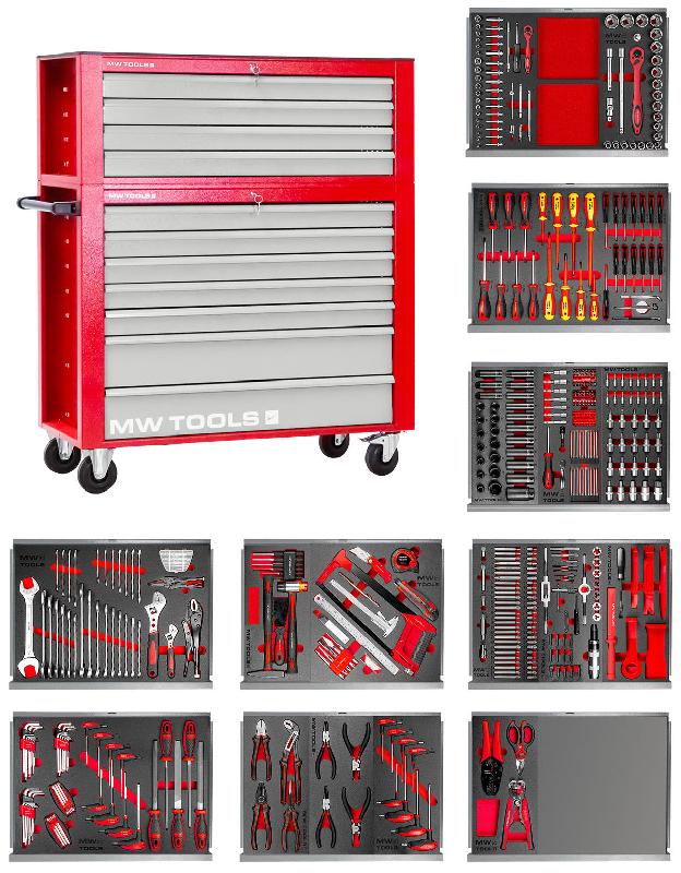 Servante à outils 7 tiroirs extra large MW Tools GW307 de TORROS