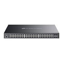 TP-Link Omada SG3452XMPP commutateur réseau Géré L2+ Gigabit Ethernet (10/100/1000) Connexion Ethernet, supportant l'alimentation via ce port (PoE) 1U Noir_0