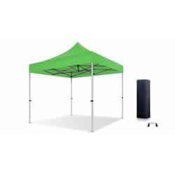 Xptent Tente Pliante 3X3 Structure Aluminium 45mm Toit 380g/m² Vert qualité Pro - vert aluminium TP4030033VP_0