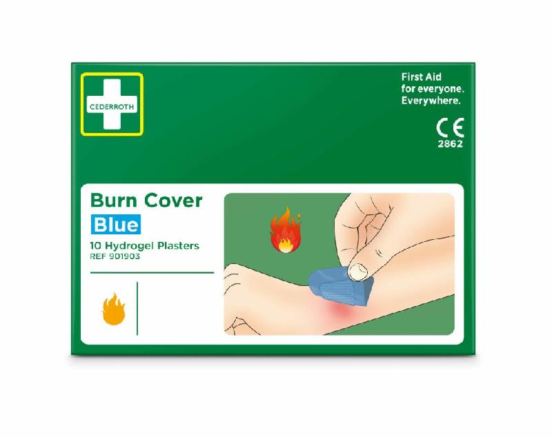100 Cederroth Burn Cover, pansement hydrogel 74 mm x 45 mm - 92214_0
