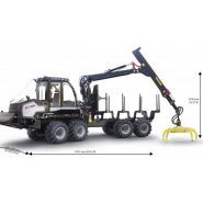 4F GT grues forestières Logset - compact, puissant - porteur 10 tonnes - moteurs diesel AGCO Power_0