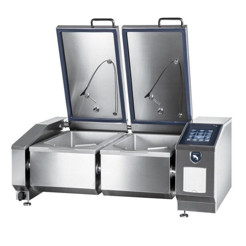 Appareil électrique multifonctionnel 2x 29 litres (2x GN 1/1), relevage automatique - VIRTUS - 0615402300865_0