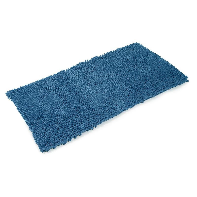 AQA Design Tapis de bain 100 % polyester TERRY blue L.60 P.100 H.1 MP05502 - bleu polyester MP05502_0