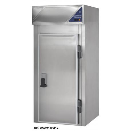 Armoire démontable positive 0/+10°C - 1400L - 1 porte pleine - 1000x1000 - Dalmec - DADM1400PB-2 avec panneau 70 mm et groupe frigorifique monobloc_0