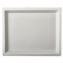 ASSIETTE EN CANNE À SUCRE 'PURE' RECTANGLE 130X260MM - LOT DE 2
