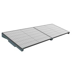 Auvent solaire Palma 3 panneaux 1200W Chemin de câbles inclus Intersun, Gris Anthracite, aluminium - gris aluminium 3700054904909_0