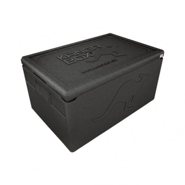 Boîte isotherme KANGABOX Professional GN 1/1 - Poignées hautes - Noir - Transport alimentaire chaud ou froid_0