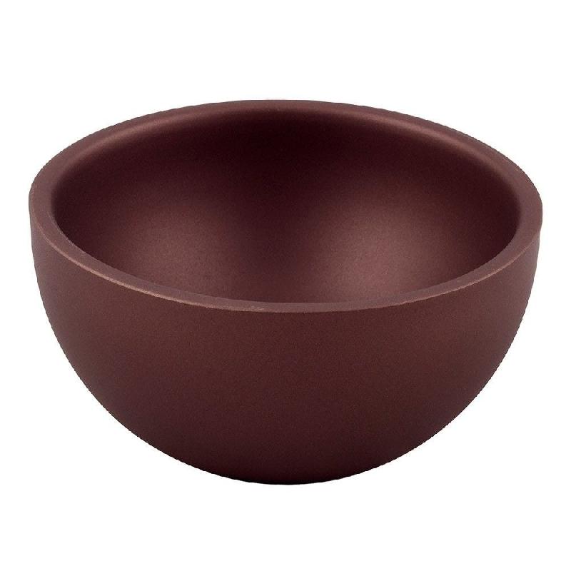 Bol réutilisable 140 ml inox Ø9,5x4,25cm bordeaux_0