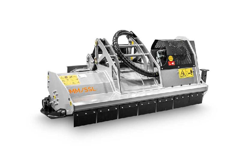 Broyeurs pour chargeuses compactes PMM/SSL - 65 à 100 ch - Rotor à marteaux ou à couteaux - Transmission hydraulique_0