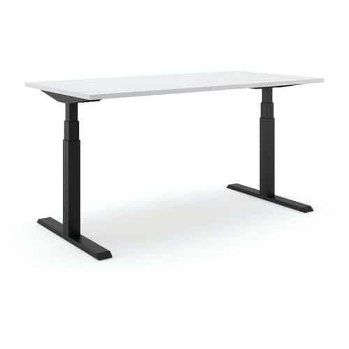 BUREAU RÉGLABLE STEELFORCE PRO 470 SLS 200CM - NOIR GRIS - ACTIFORCE