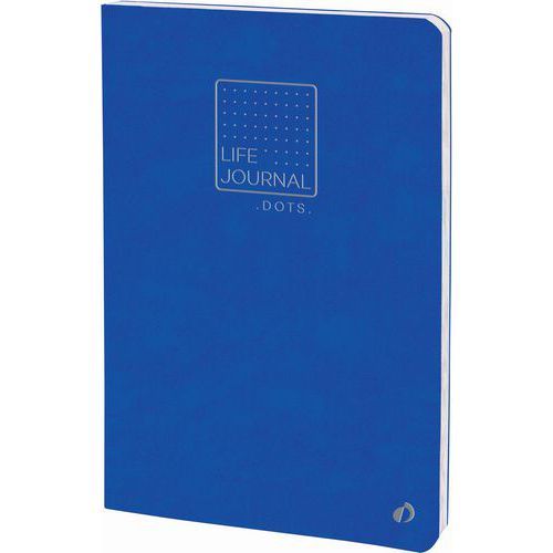 CARNET 21 DOTS LJ SLIM - BLEU - QUO VADIS
