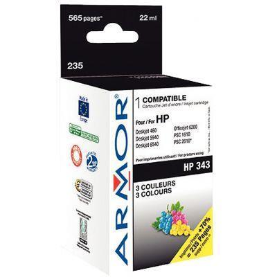 Cartouche d'encre compatible HP C8766EE couleurs - Garantie 2 ans - Fabricant ARMOR_0