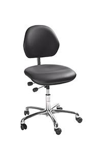 Chaise de bureau confortable – Office Cuir synthétique noir_0