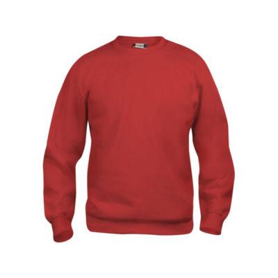 CLIQUE Sweat basic col rd Rouge M_0