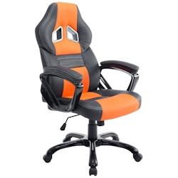 CLP Fauteuil de bureau / Gaming Pedro Noir / Orange - orange polyester 1915385126_0