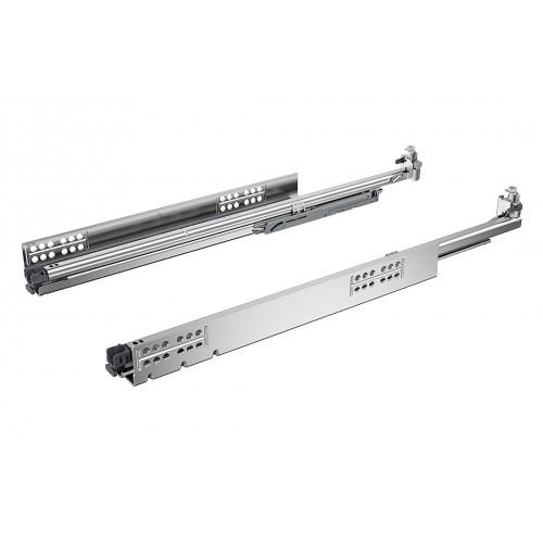 COULISSES À BILLES QUADRO V6 5D 30 KG - PUSH TO OPEN - LONGUEUR 550 MM HETTICH