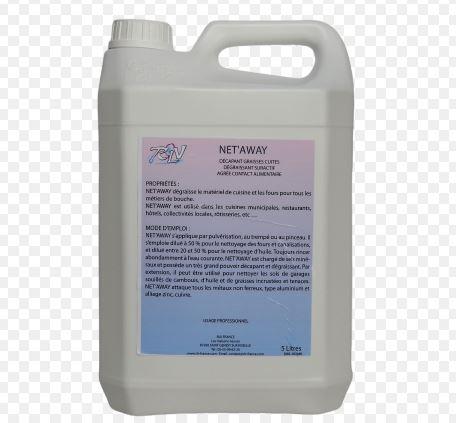 Décapant graisses cuites et dégraissant suractif - NET'AWAY pour friteuses, plaques de cuisson et hottes_0