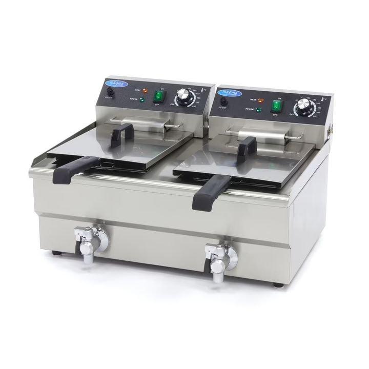 Friteuse double Pro ECO, 2 x 13 L - 2 paniers, 230 V, 6000 W_0
