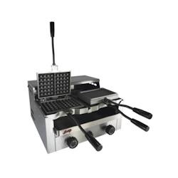 Gaufrier forain réversible - gaz - 24 alvéoles - 2 fers | Sofraca - 19046 - 3660918190469_0