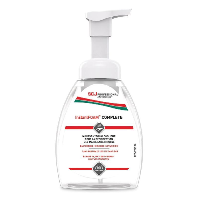 GEL HYDROALCOOLIQUE MOUSSE INSTANT FOAM 250 ML, LOT DE 6 FLACONS