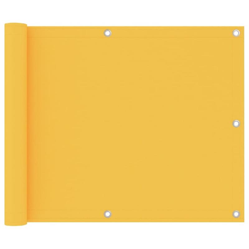 Helloshop26 - Écran de balcon brise pare vue protection confidentialité 75 x 300 cm tissu oxford jaune 02_0010192 - 3000547882722_0