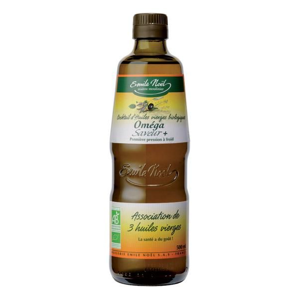 EMILE NOEL HUILE OMÉGA SAVEUR+ 500ML BIO HUILES, CONDIMENTS