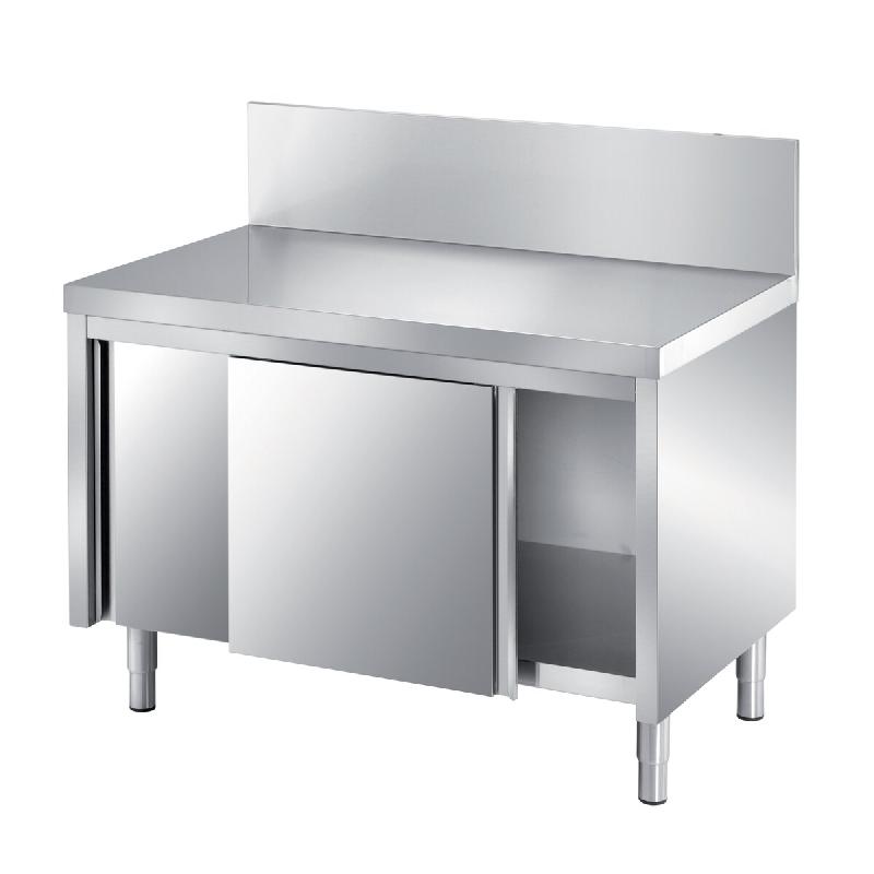 ITALCONCEPT L2G Meuble Trancheur Inox 304, Dosseret 200X20 Mm, 750 x 1500 x 700mm - 3616350090874_0