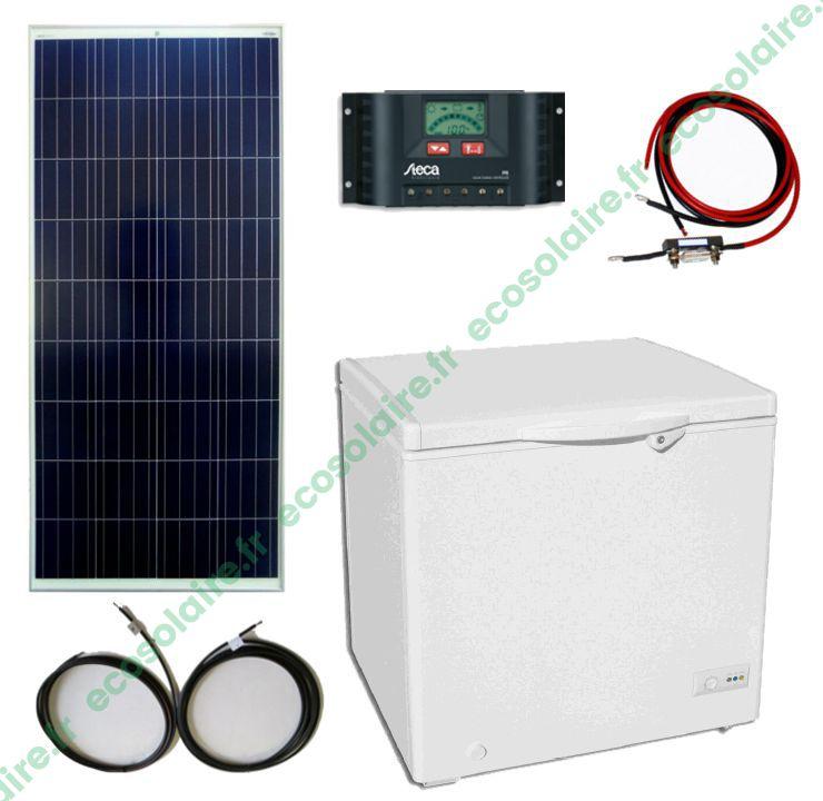 KIT CONSERVATEUR SOLAIRE BAHUT 150 LITRES 12V AVEC BATTERIE_0