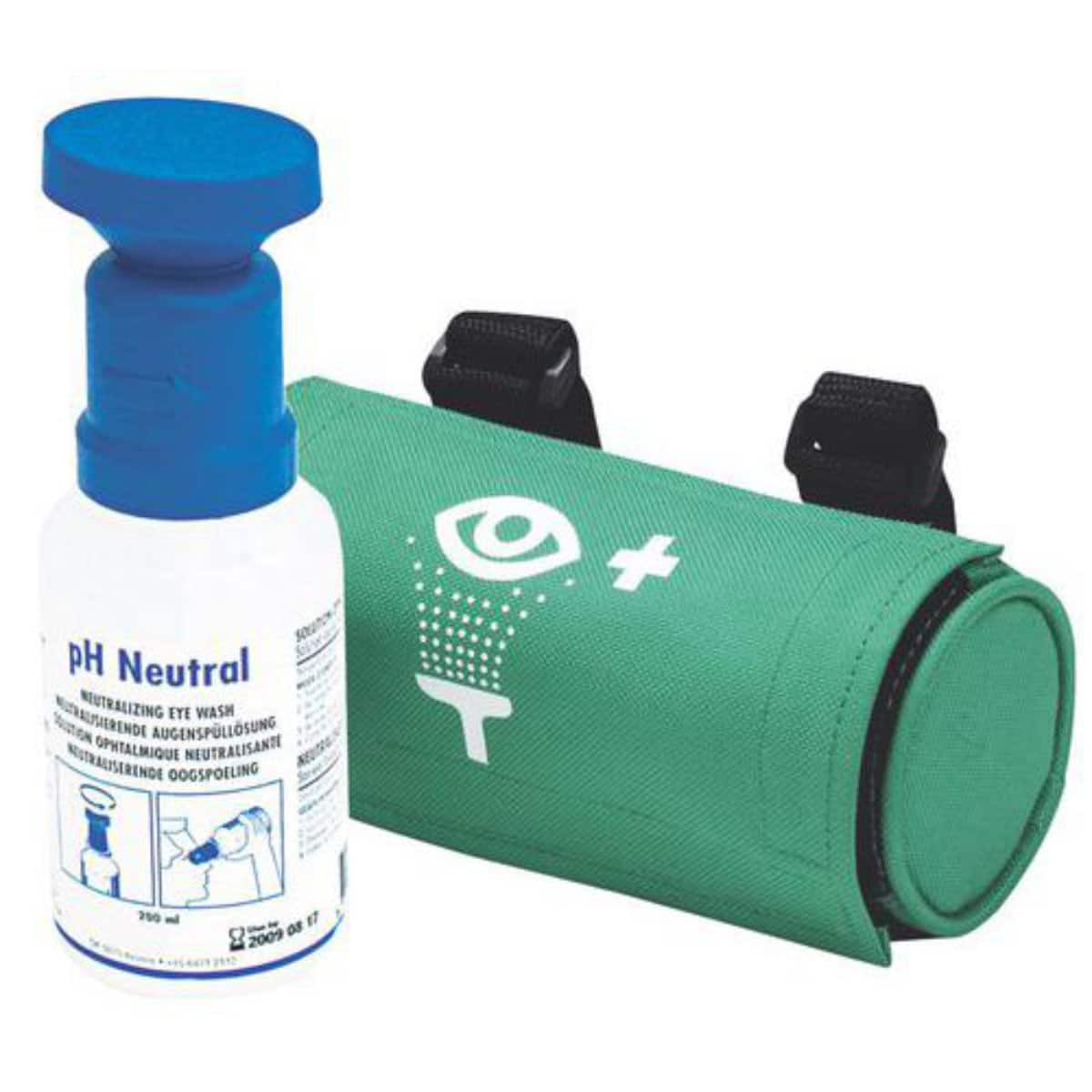 Kit portable Lave Oeil pH neutre, ergonomique et léger pour laver vos yeux en cas de projection d'acides ou de bases_0