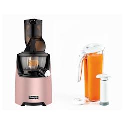 Kuvings Kuving's - Extracteur de jus vertical EVO820 + kit de conservation de jus sous vide - Rose Gold - rose 3760211390372_0