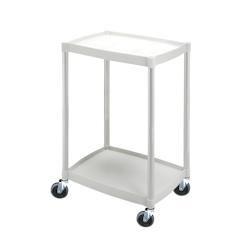 Lobrot chariot de service polypropylène gris clair 2 plateaux 485 x 365 x H750 mm - 3760206421296_0