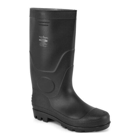 LOT DE 2 - PORTWEST FW90 BOTTE PVC WELLINGTON 04 NOIR - TAILLE 45