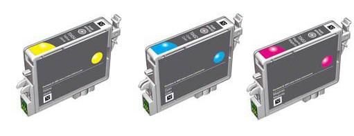 LOT DE 3 CARTOUCHES  COMPATIBLE EPSON COULEUR