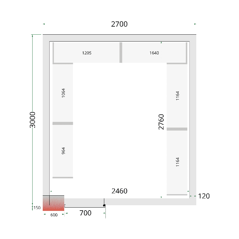 Panneaux de chambre froide 120 mm_0