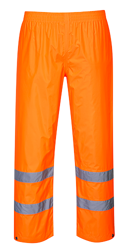 Pantalon de pluie hi-vis orange H441 - 3XL - certifié CE, bandes réfléchissantes, résistant au vent et aux liquides_0