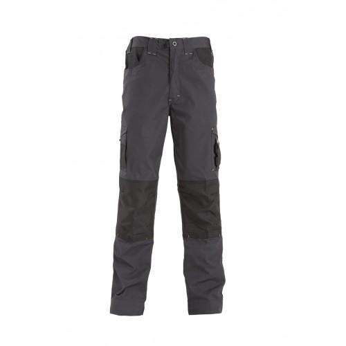 PANTALON DE TRAVAIL AVEC RENFORTS ADAM GRIS/NOIR T.48 NORTH WAYS