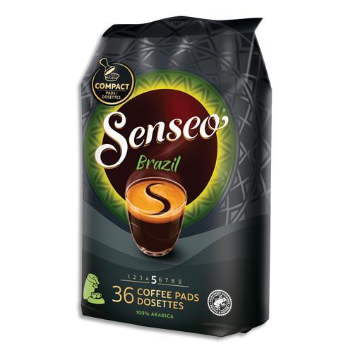 PAQUET DE 36 DOSETTES DE CAFE MOULU SENSEO BRAZIL - INTENSITE 6