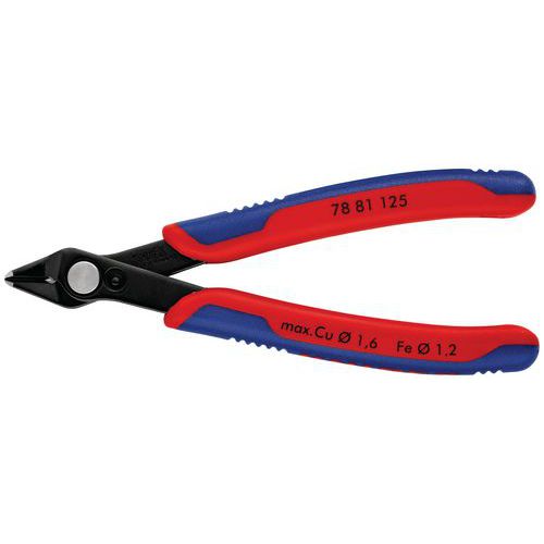 PINCE COUPANTE ÉLECTRO SUPER KNIPS® PETIT BISEAU 125MM - BI-MATIÈRE - KNIPEX